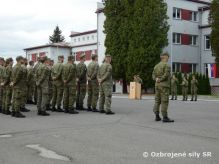 Slávnostný nástup k 80. výročiu víťazstva nad fašizmom